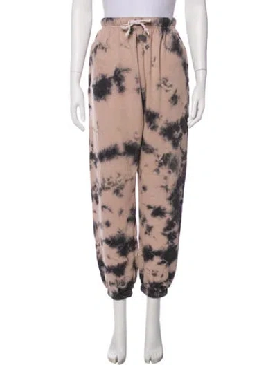 Pre-owned Aviator Nation Tie-dye Print Sweatpants In Neutral