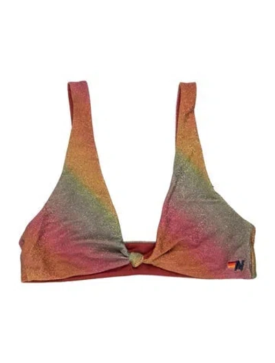 Pre-owned Aviator Nation Tie-dye Print Top In Multi
