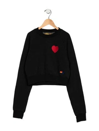 Pre-owned Aviator Nation Babies' Toddler Boys' Patterned Sweater In Black