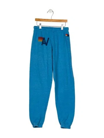 Pre-owned Aviator Nation Babies' Toddler Boys Sweatpants In Blue
