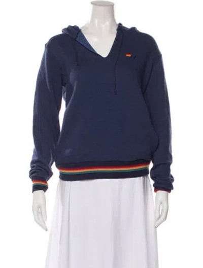 Pre-owned Aviator Nation Top In Blue