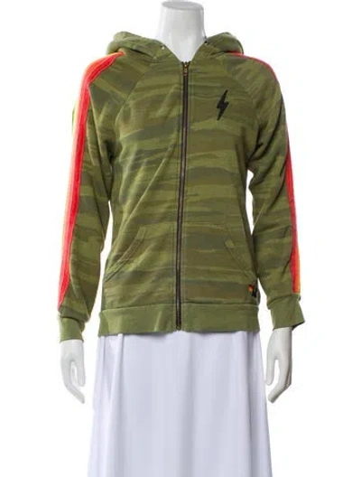 Pre-owned Aviator Nation Top In Green