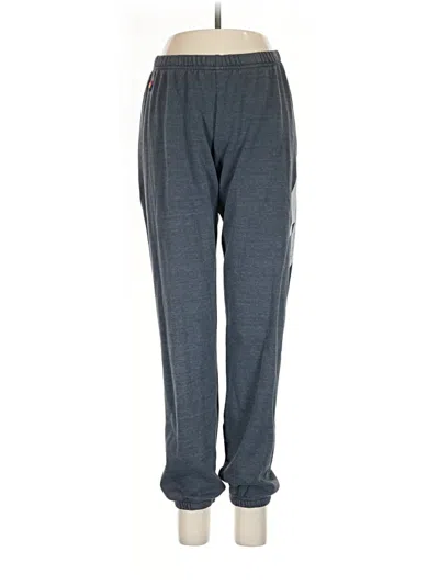 Pre-owned Aviator Nation Track Pants In Gray
