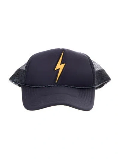 Pre-owned Aviator Nation Trucker Hat In Blue