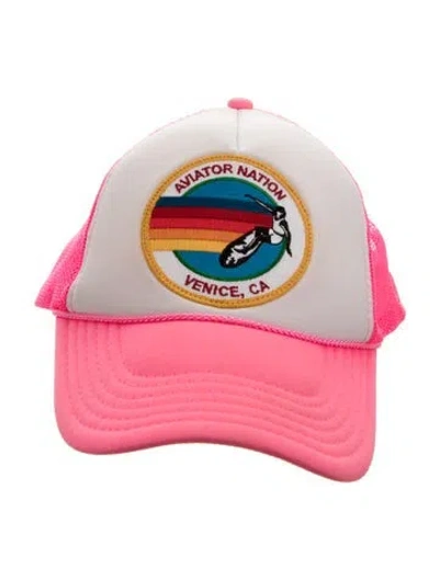 Pre-owned Aviator Nation Trucker Hat In Multi