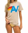 Aviator Nation Unisex - Logo Tee In Sand In Multi