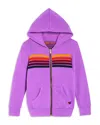 Aviator Nation Unisex 5 Stripe Zip Hoodie - Little Kid, Big Kid
