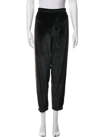 Pre-owned Aviator Nation Wide Leg Pants In Black