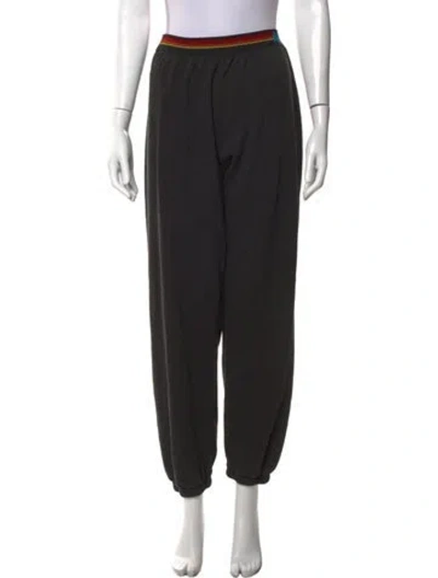 Pre-owned Aviator Nation Wide Leg Pants In Black