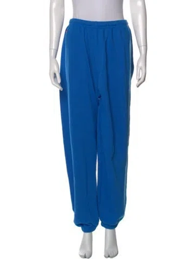 Pre-owned Aviator Nation Wide Leg Pants In Blue