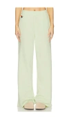Aviator Nation Wide Leg Pocket Sweatpant In Green