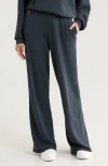 Aviator Nation Wide Leg Pocket Sweatpants In Charcoal