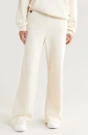 Aviator Nation Wide Leg Pocket Sweatpants In Vintage White