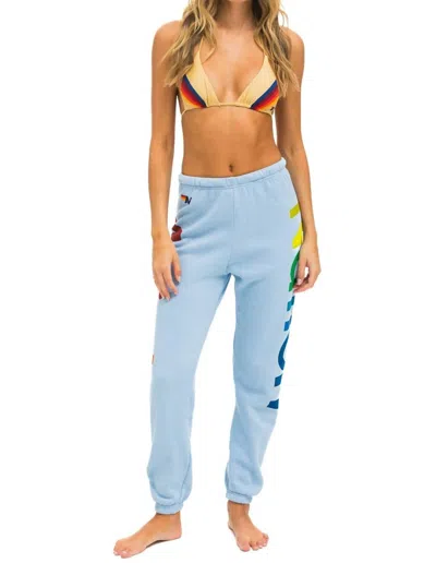 Aviator Nation Women's 2 Sweatpants In Ice In Blue