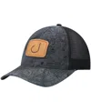 Avid Men's  Black Fish Camp Trucker Ry Snapback Hat In Black