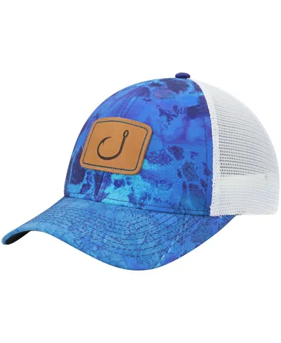 Avid Men's  Royal, White Fish Camp Trucker Ry Snapback Hat