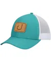 Avid Men's  Teal, White Lay Day Trucker Snapback Hat In Teal,white