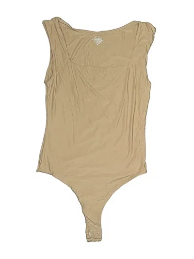 Pre-owned Avidlove Bodysuit In Tan