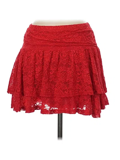 Pre-owned Avidlove Casual Skirt In Red