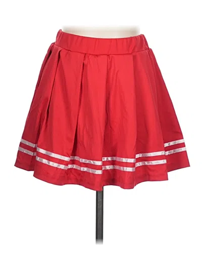 Avidlove Casual Skirt In Red