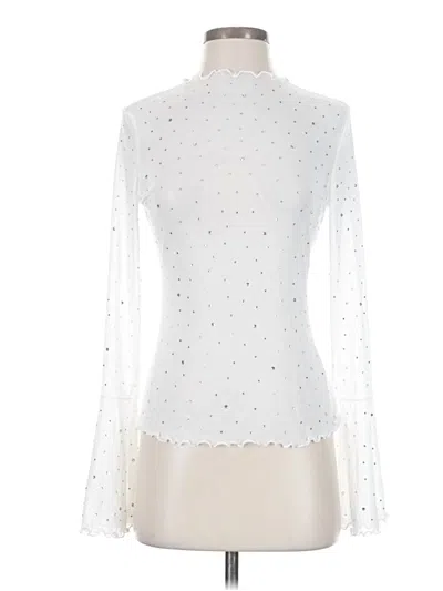 Pre-owned Avidlove Long Sleeve Blouse In White