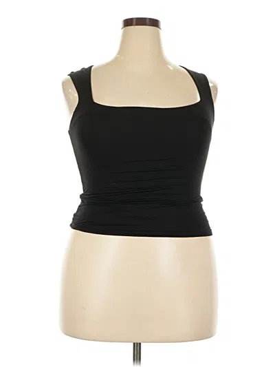 Pre-owned Avidlove Sleeveless Top Black Sweetheart Neckline Tops