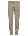 Avignon Man Pants Khaki Size 36 Cotton, Elastane In Sand