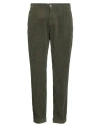 Avignon Man Pants Military Green Size 34 Cotton, Elastane