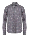 Avignon Man Shirt Navy Size 3xl Cotton, Elastane