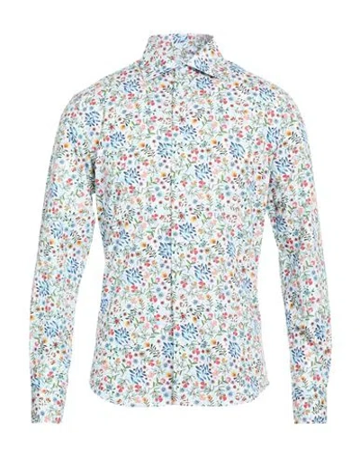Avignon Man Shirt Sky Blue Size 15 ½ Cotton In Multi