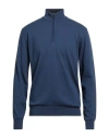 Avignon Man Sweater Blue Size Xl Viscose, Polyamide, Wool, Cashmere