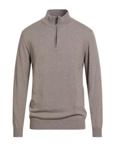 Avignon Man Sweater Light Brown Size Xl Viscose, Polyamide, Wool, Cashmere In Sand