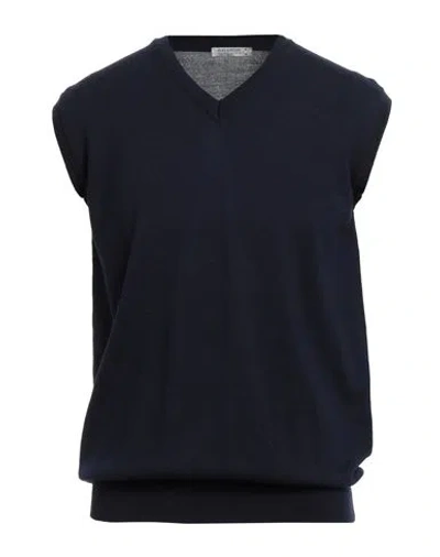 Avignon Man Sweater Midnight Blue Size L Merino Wool
