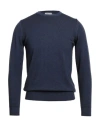 Avignon Man Sweater Midnight Blue Size S Merino Wool
