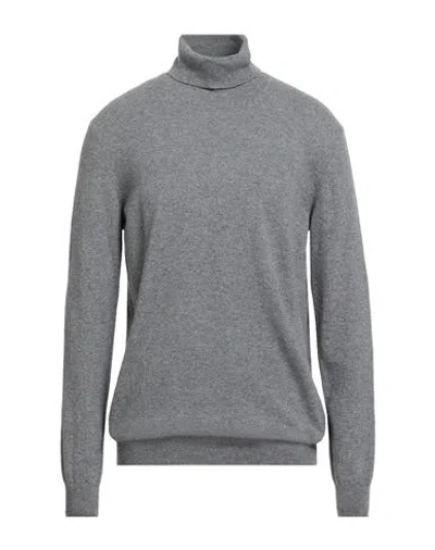 Avignon Man Turtleneck Grey Size L Wool, Viscose, Polyamide, Cashmere In Gray