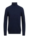 Avignon Man Turtleneck Midnight Blue Size 3xl Wool, Polyamide In Blue
