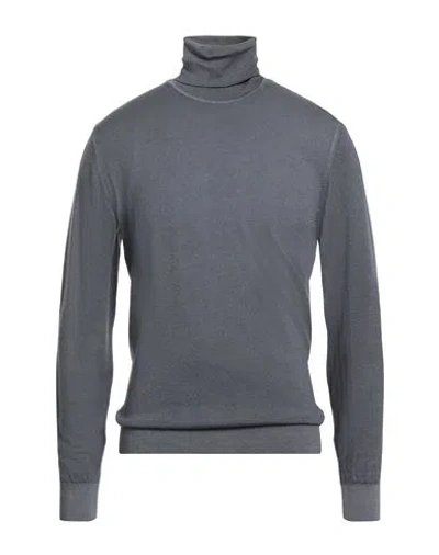 Avignon Man Turtleneck Slate Blue Size L Merino Wool