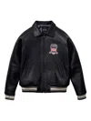 Avirex Appliquéd Bomber Jacket In Black