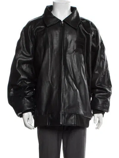 Pre-owned Avirex Bomber Jacket In Black