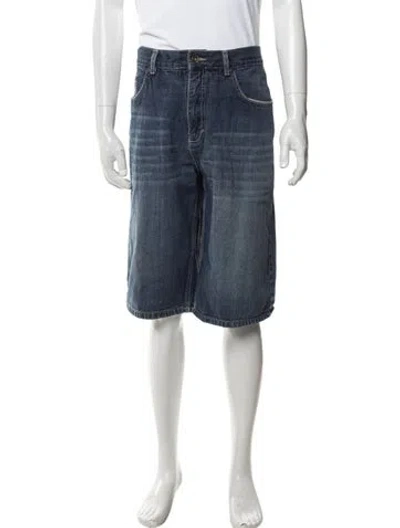 Pre-owned Avirex Denim Shorts In Blue