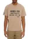 Avirex Men's Aviator Cotton T-shirt In Mink