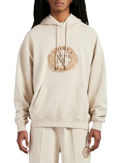 Avirex Men's Gold Club Cotton Hoodie In Neutral