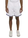 Avirex Men's Icon Mesh Shorts In White