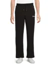 Avirex Men's Racer Drawstring Pants In Black