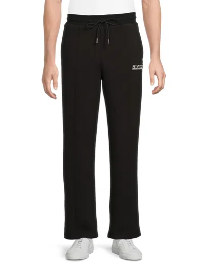 Avirex Men's Racer Drawstring Pants In Black