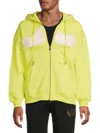 Avirex Men's Script Cotton-blend Hoodie In Yellow
