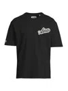 Avirex Men's Script Logo T-shirt In Black