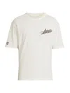 Avirex Men's Script Logo T-shirt In White