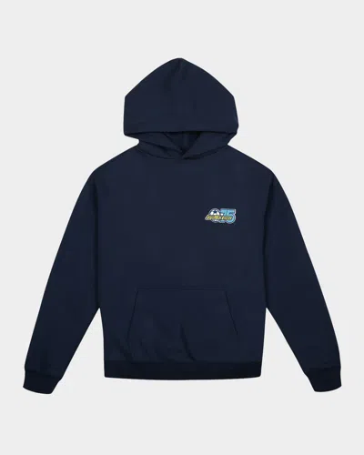 Avirex Men's Soccer League Hoodie In Navy Blue