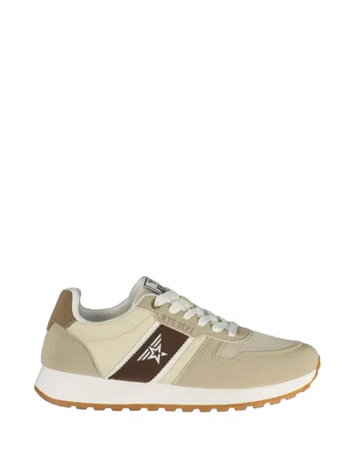 Avirex Panelled Logo-print Sneakers In Multi